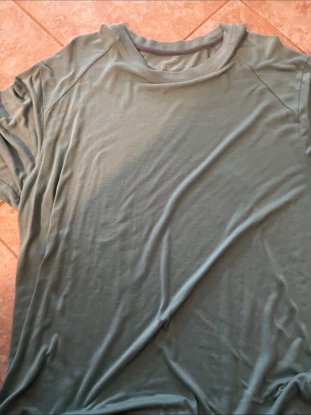 Free Fly Apparel Men's Short Sleeve Crew Tee in Sage Green